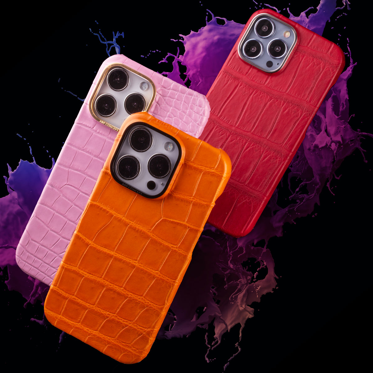 Leather iPhone case / cover - iPhone 14 ( Pro / Max ) - Alligator