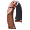 Bracelet Vintage - Bracelet pour montre cuir - Veau (noir, marron, bleu, rouge) - watch band leather strap - ABP Concept -