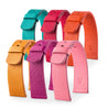 Apple Watch - Bracelet de montre cuir - Veau grainé (noir, bleu, marron, vert, rouge, orange...) - watch band leather strap - ABP Concept -