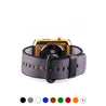 Apple Watch - Bracelet pour montre tissu - Nylon (noir, bleu, blanc / gris, ...) - watch band leather strap - ABP Concept -