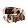 Bracelet montre Zulu 5 anneaux - Nylon / tissu Camo (marron, marron/vert, gris) - watch band leather strap - ABP Concept -
