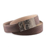 Ceinture réversible type Hermès - Python - watch band leather strap - ABP Concept -