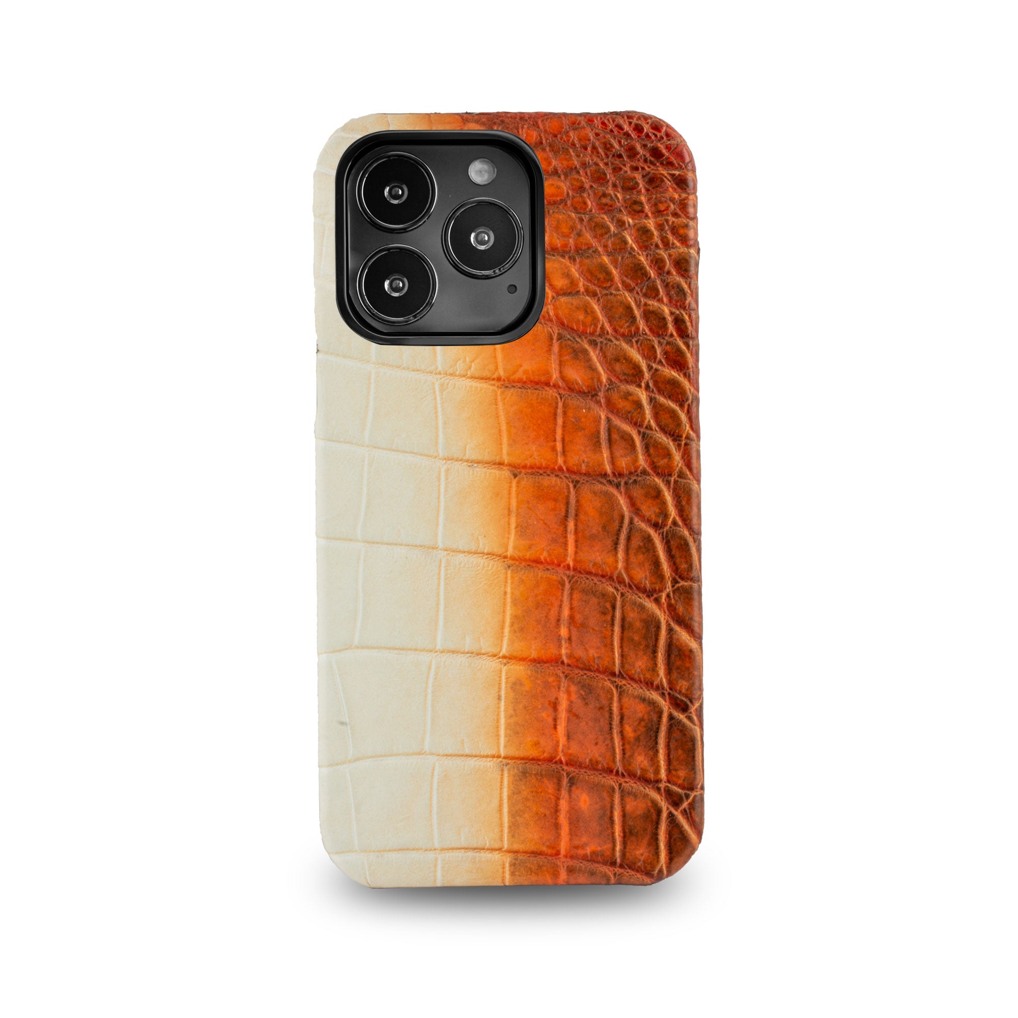 Leather iPhone HIMALAYA case / cover - iPhone 13 ( Pro / Max ) - Genuine alligator