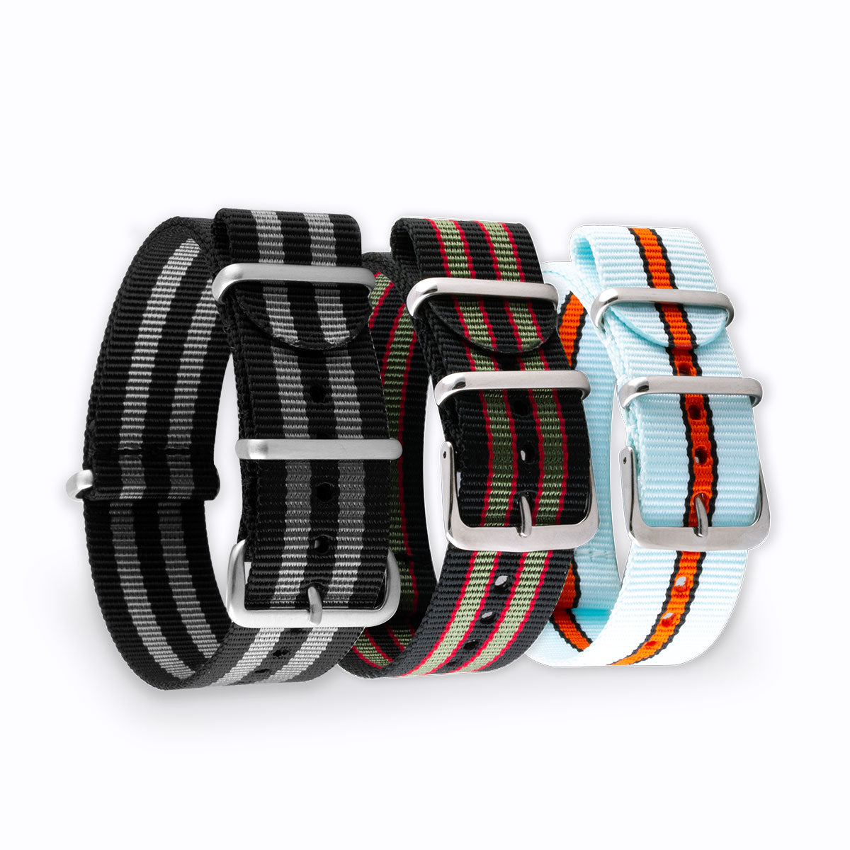 Bracelet montre Nato - Nylon / Tissus - Bracelets "iconiques" - watch band leather strap - ABP Concept -