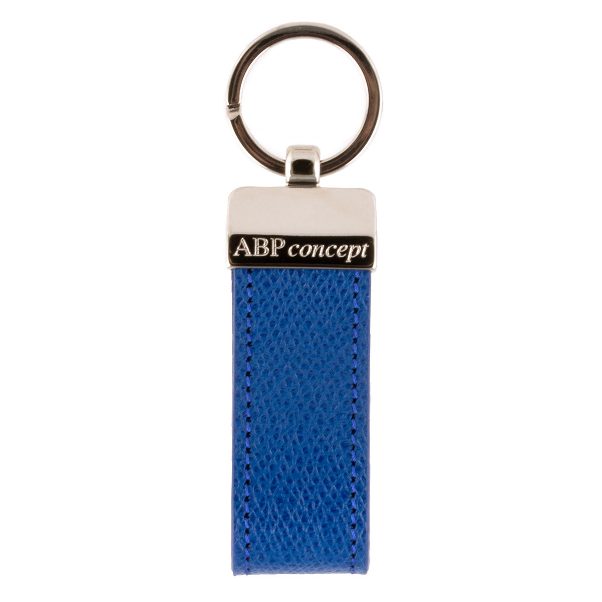 "Essential" leather key holder - Grained calf (black, blue, green, brown, orange...)