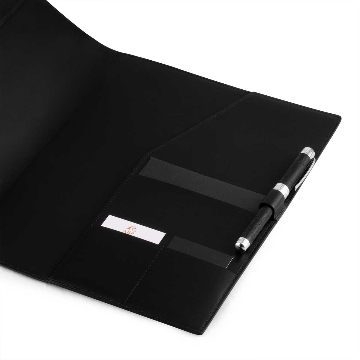 Couverture pour agenda & cahier en cuir - Alligator - watch band leather strap - ABP Concept -