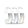 Rolex – Bracelet pour montre R Strap "Duo" – Rubber blanc contrasté (rouge, bleu, vert) - watch band leather strap - ABP Concept -