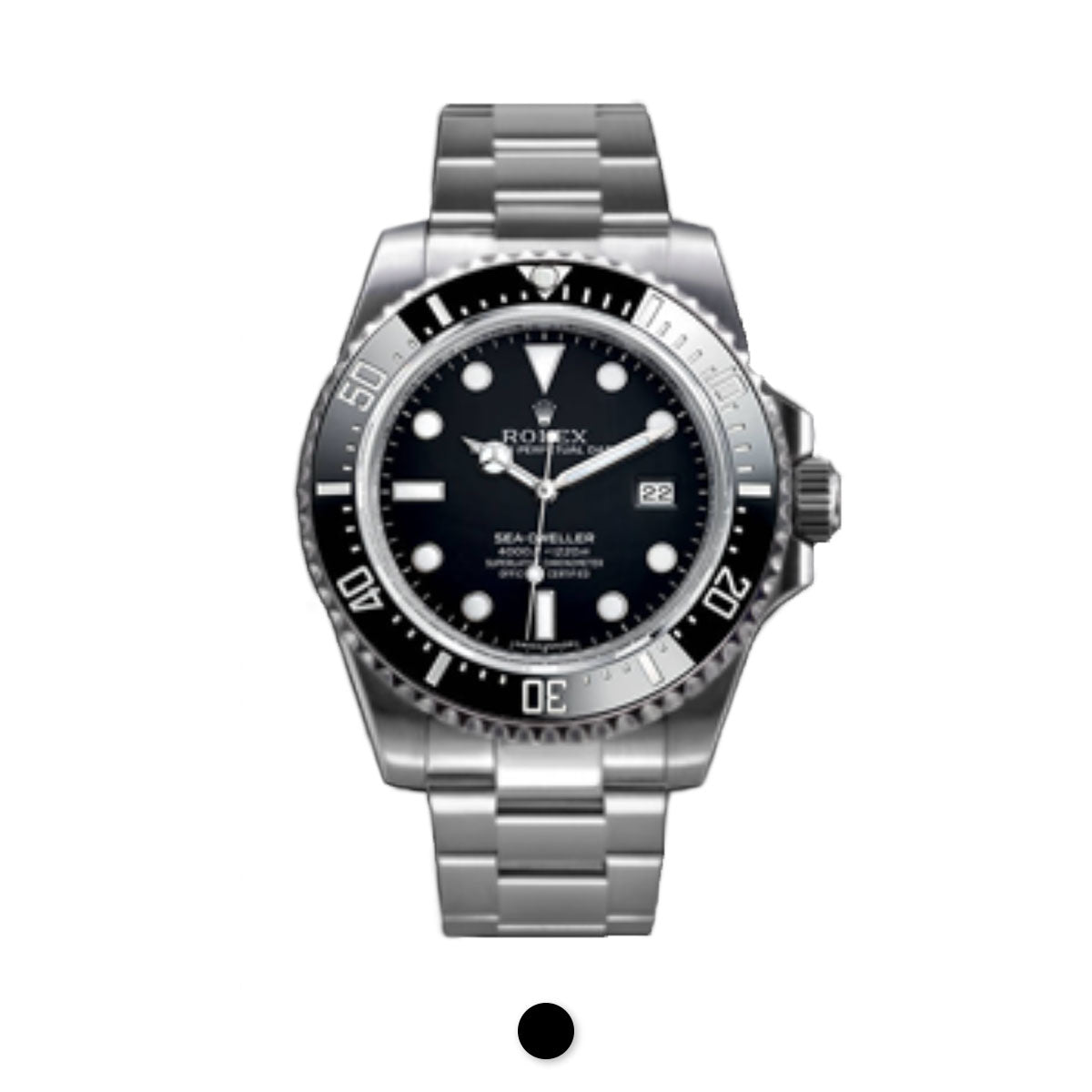 Rolex - Rubber B - Bracelet en caoutchouc pour Sea-Dweller 4000 - Édition Glidelock ref. 116600 - watch band leather strap - ABP Concept -