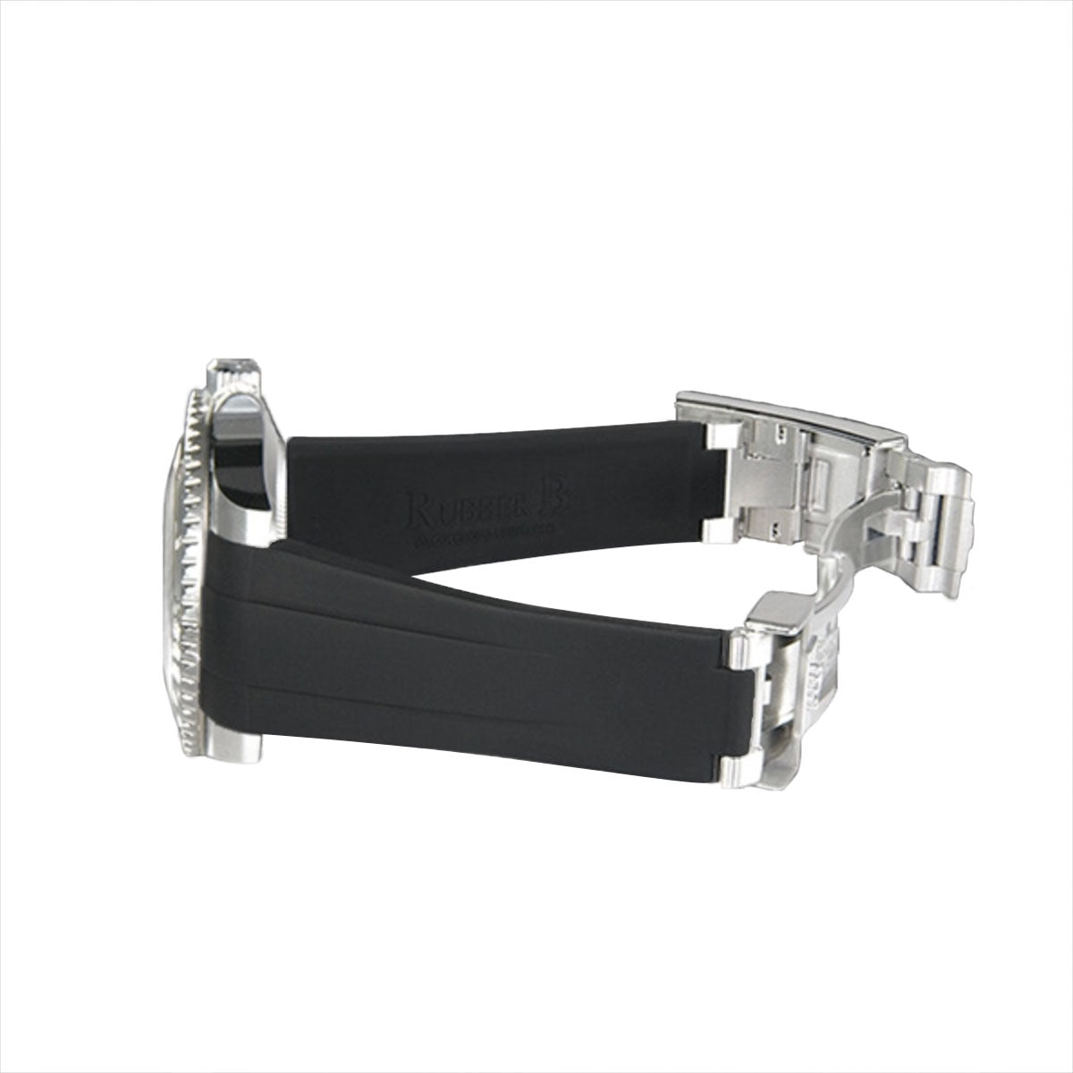 Rolex - Rubber B - Bracelet caoutchouc pour Submariner Ceramic - Édition Glidelock - watch band leather strap - ABP Concept -