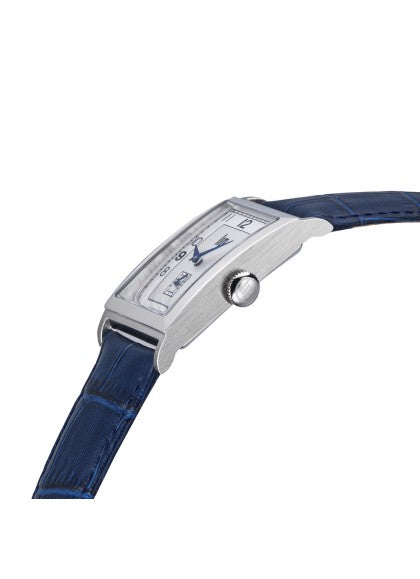 Montre Lip - Churchill T24 bracelet cuir bleu