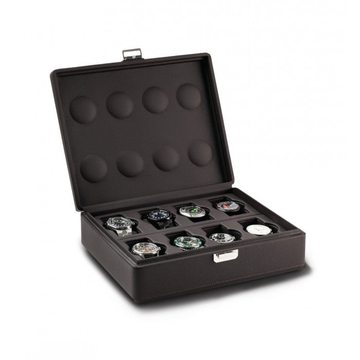 Scatola del Tempo - 8 watches leather carrying case Valigetta Compact
