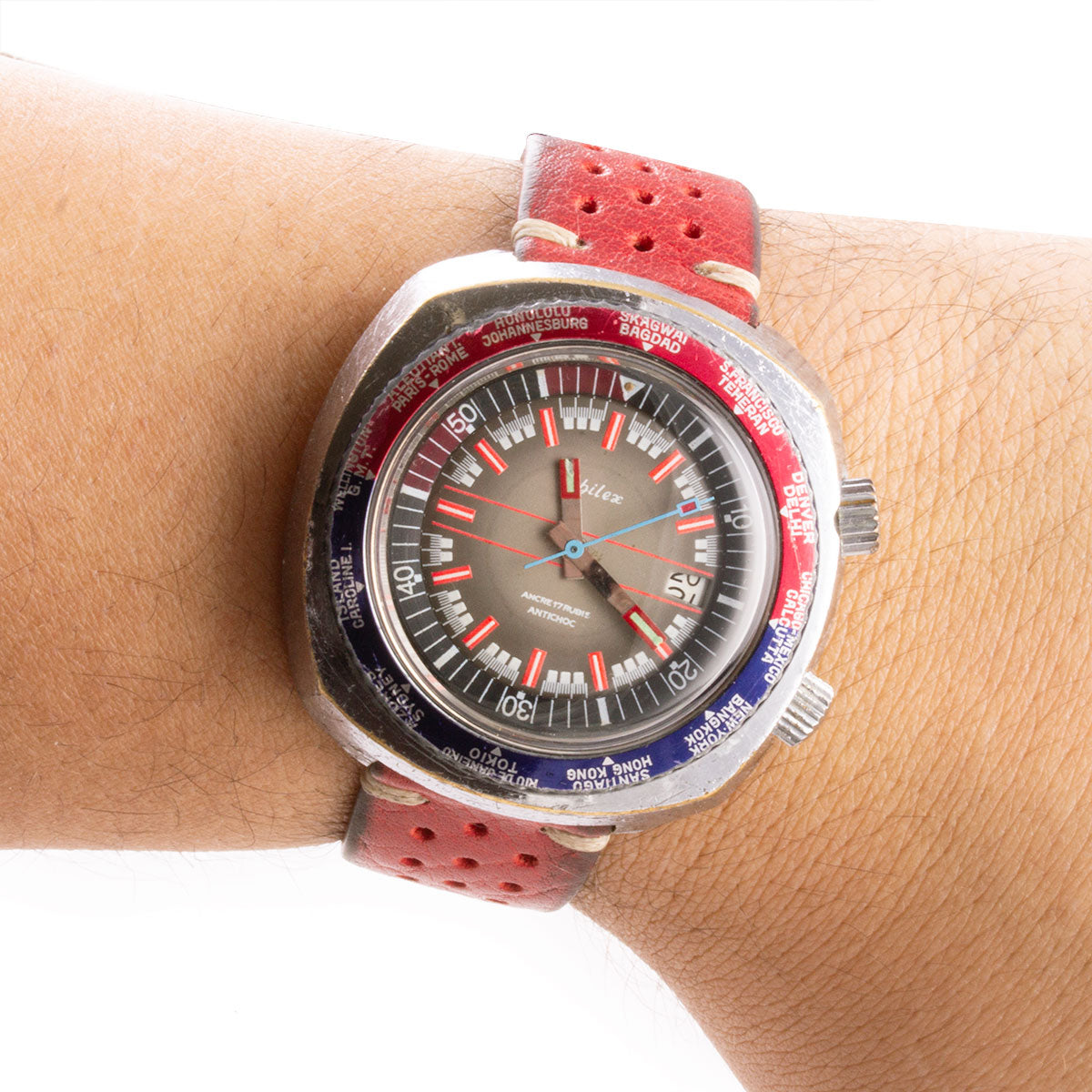 Montre plaqué or chilex, montre mécanique, femme vintage Montre plaqué or chilex, montre mécanique, femme vintage