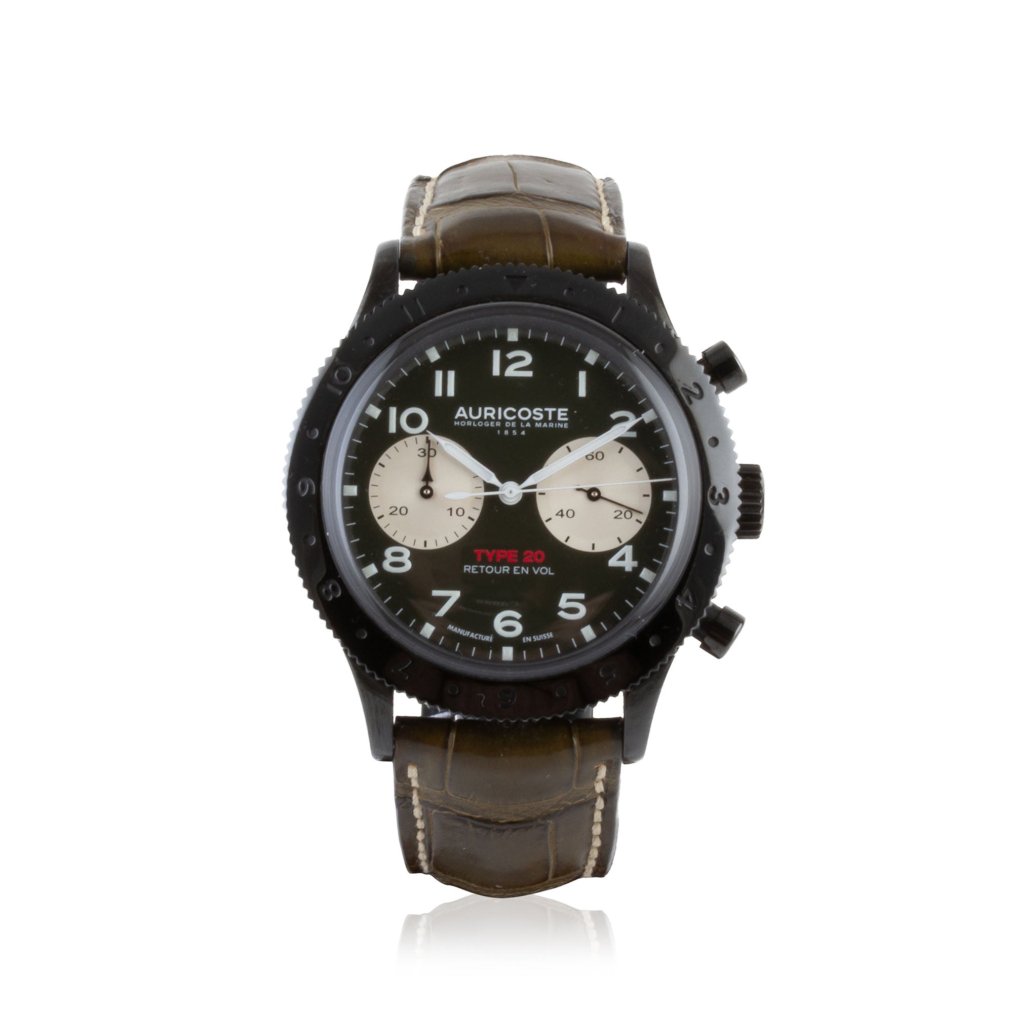 Auricoste Flyback Montre Auricoste Type 20 Second-hand Watch