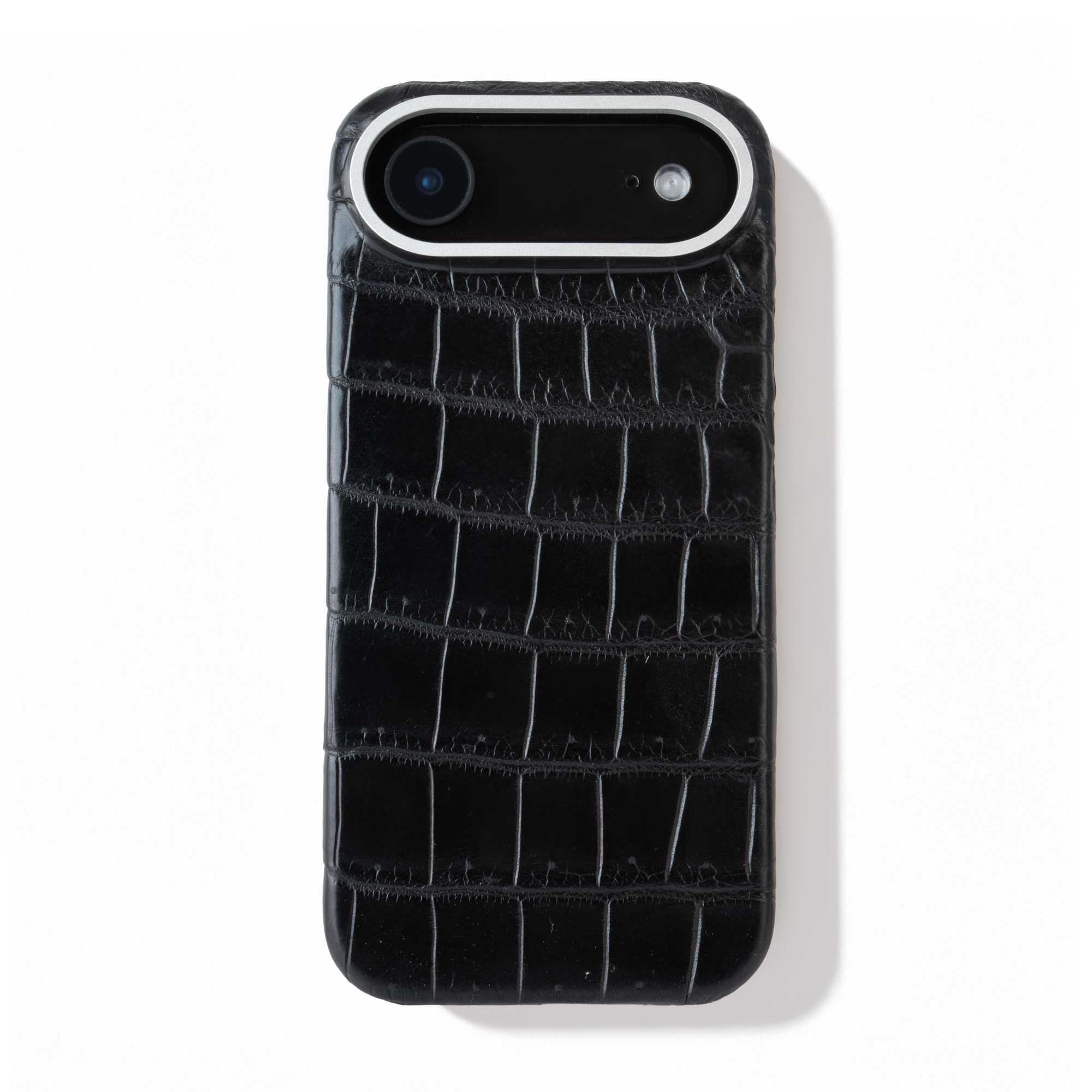 Coque cuir  pour iPhone 17 Air - Alligator / Himalaya