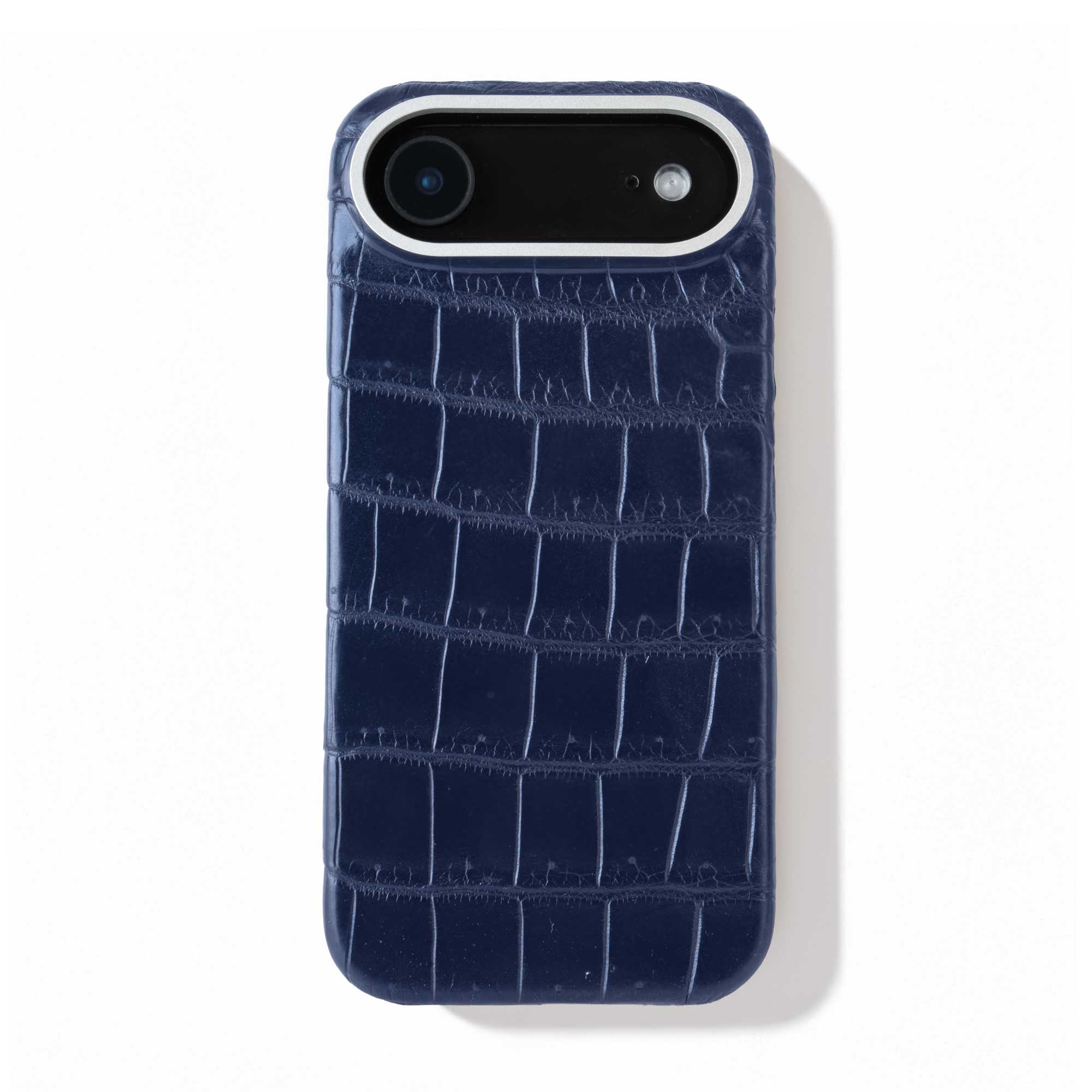 Coque cuir  pour iPhone 17 Air - Alligator / Himalaya