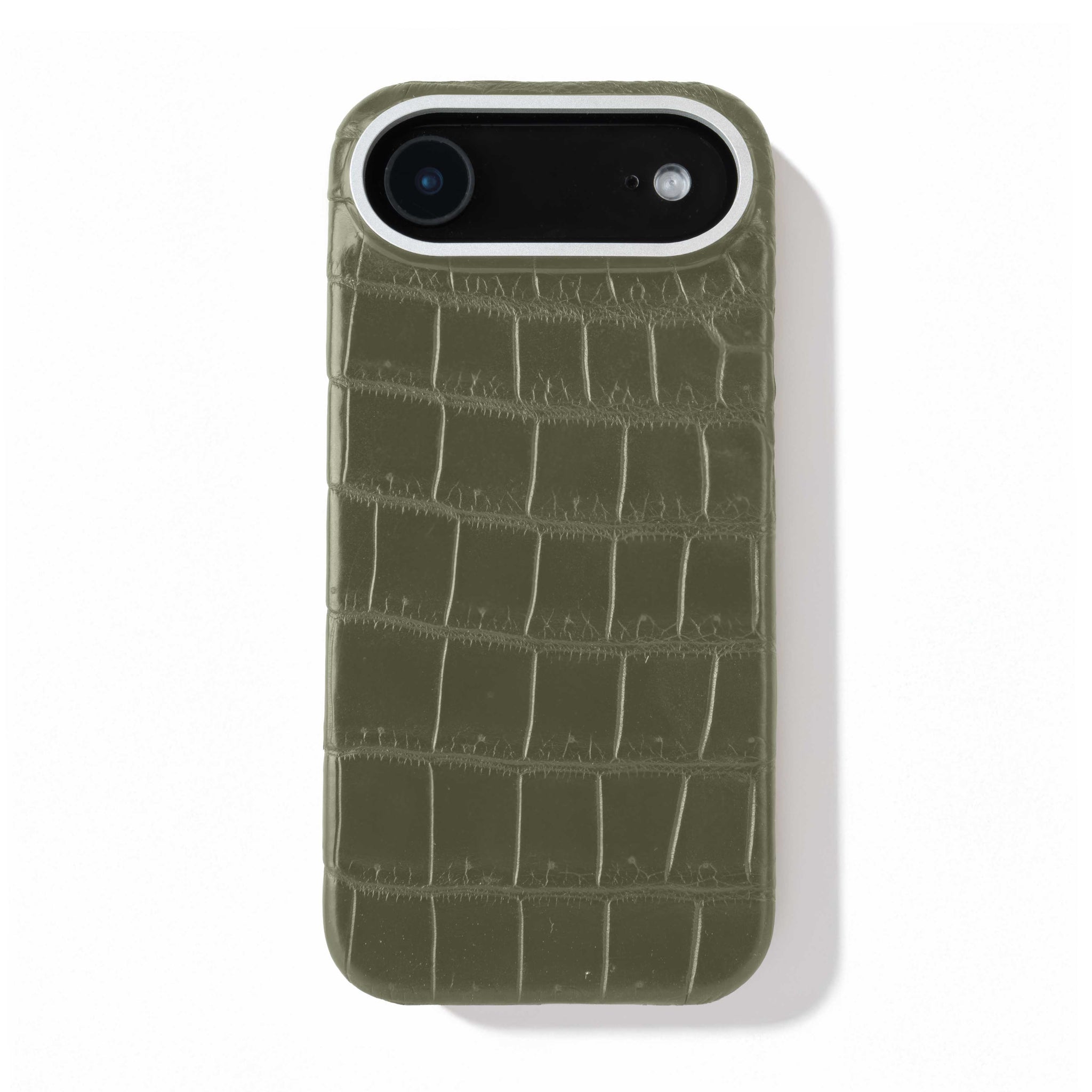 Coque cuir  pour iPhone 17 Air - Alligator / Himalaya