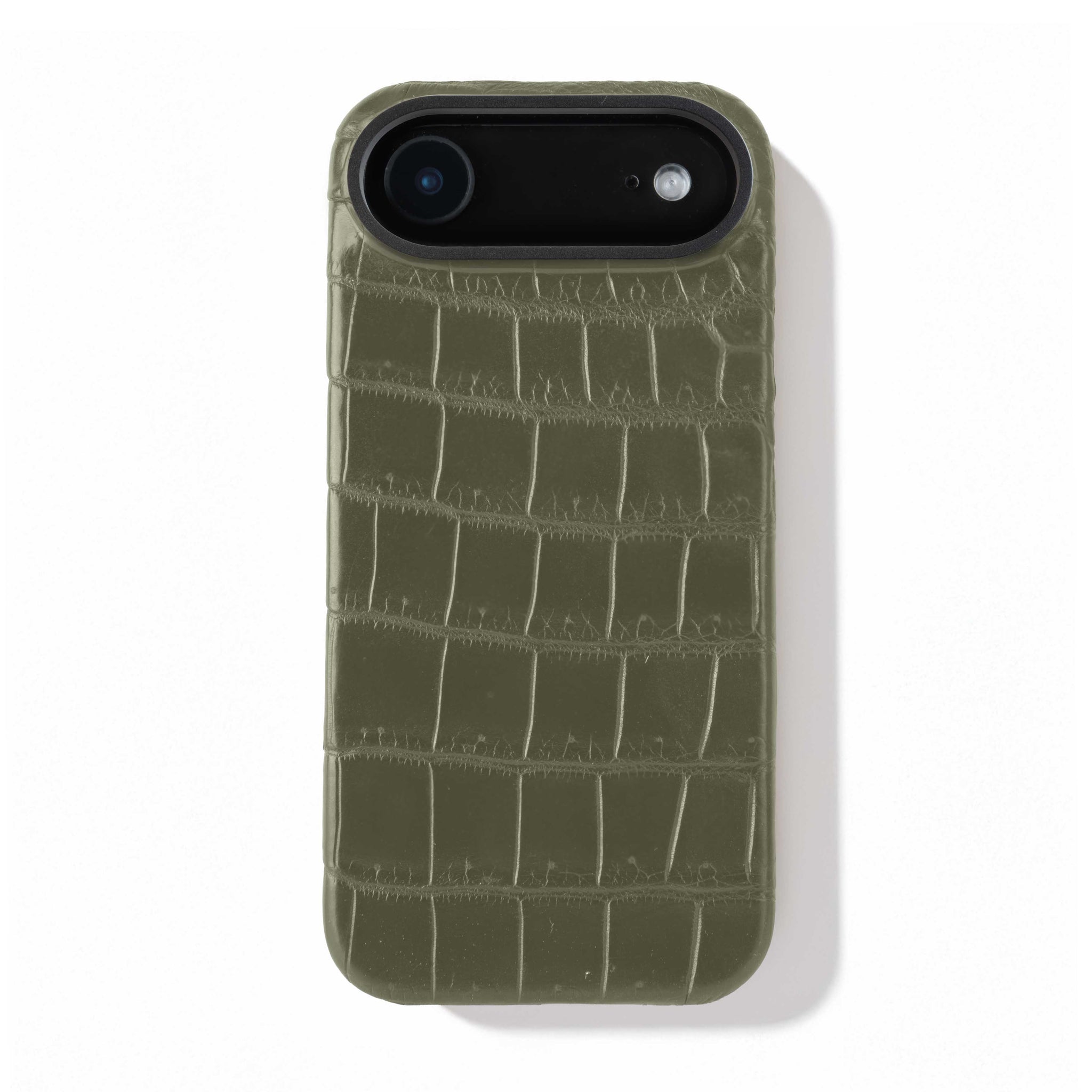 Coque cuir  pour iPhone 17 Air - Alligator / Himalaya
