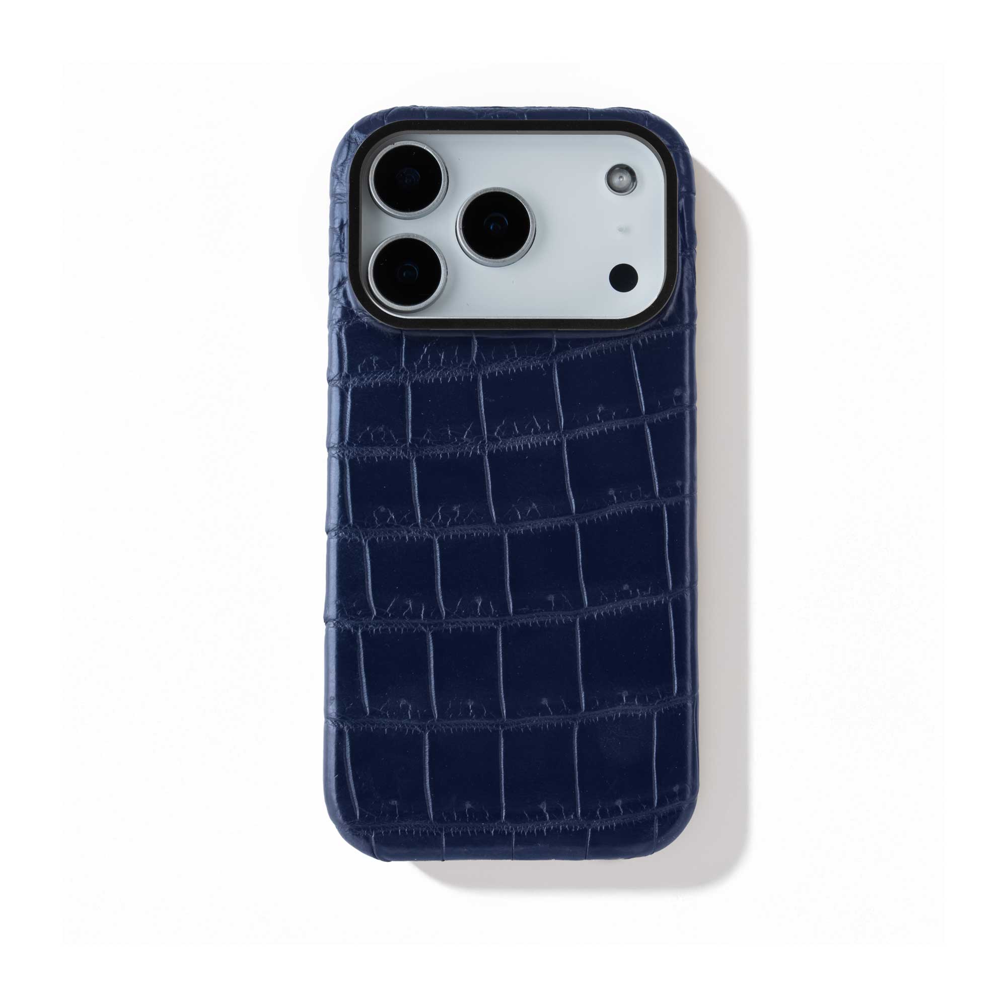 Coque cuir  pour iPhone 17 Pro / Pro Max - Alligator