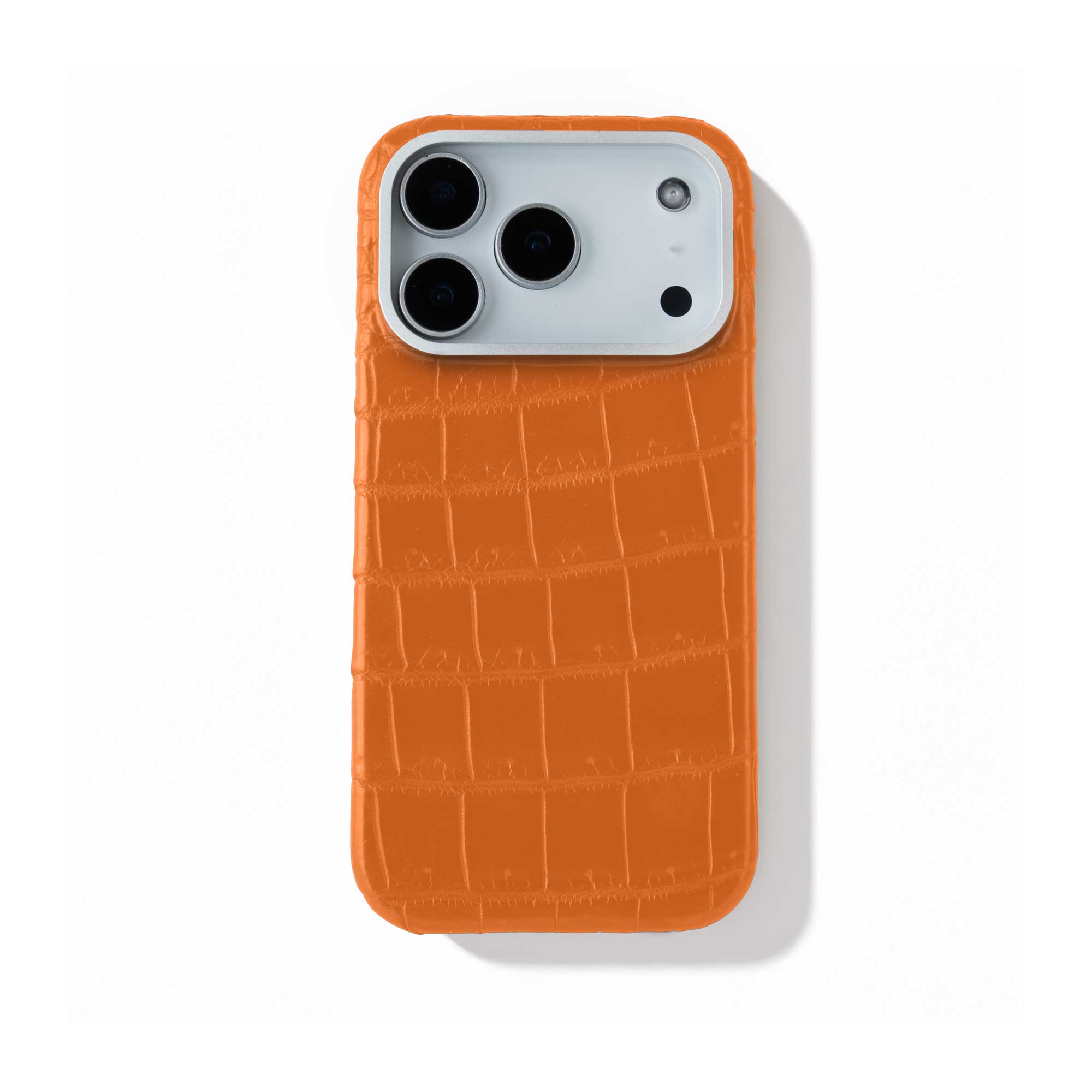 Coque cuir  pour iPhone 17 Pro / Pro Max - Alligator