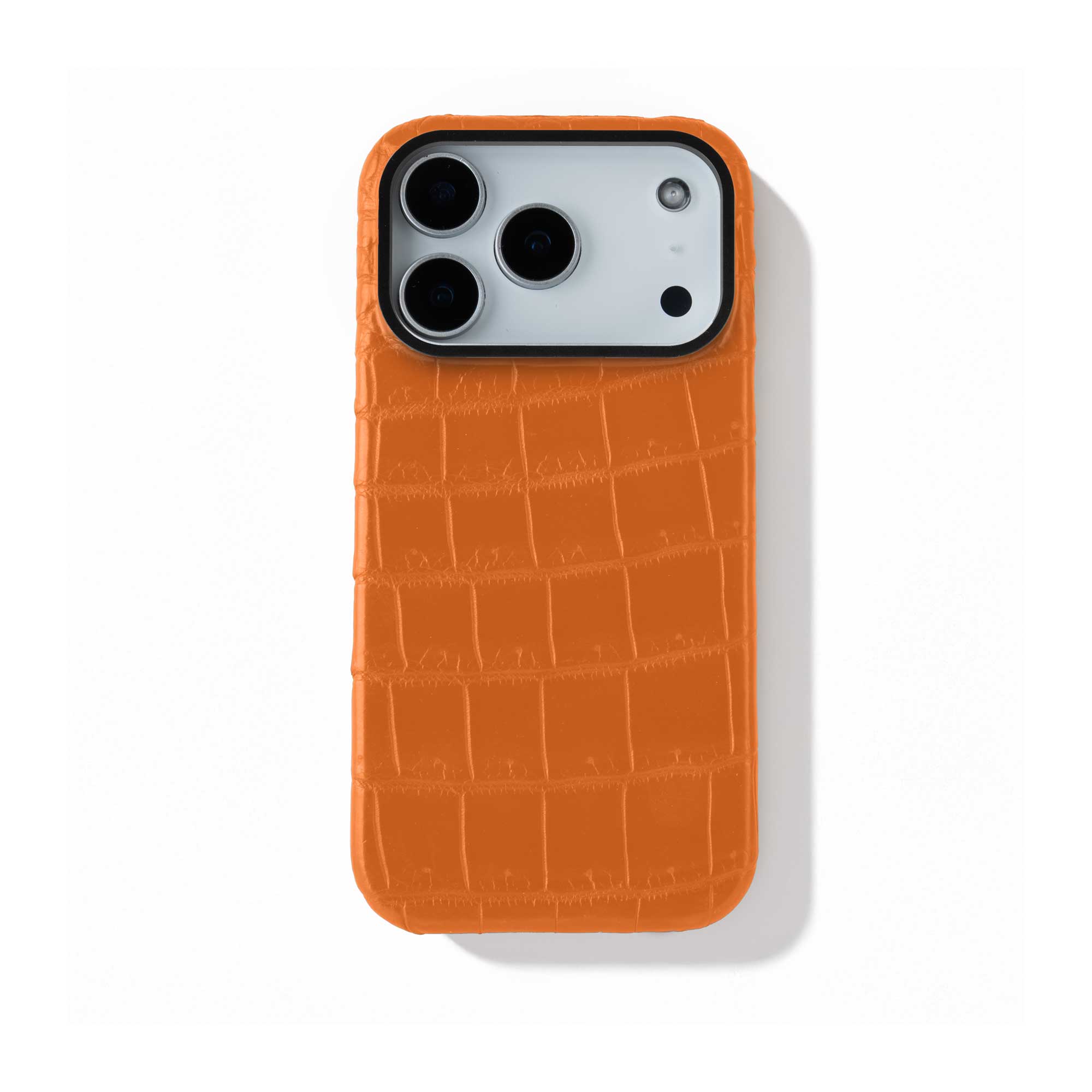 Coque cuir  pour iPhone 17 Pro / Pro Max - Alligator