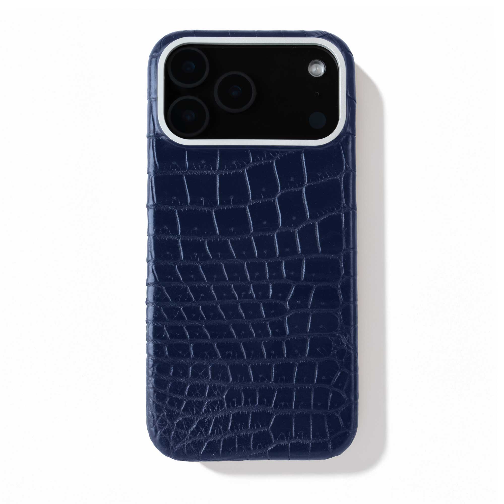 Coque cuir  pour iPhone 17 Pro / Pro Max - Alligator