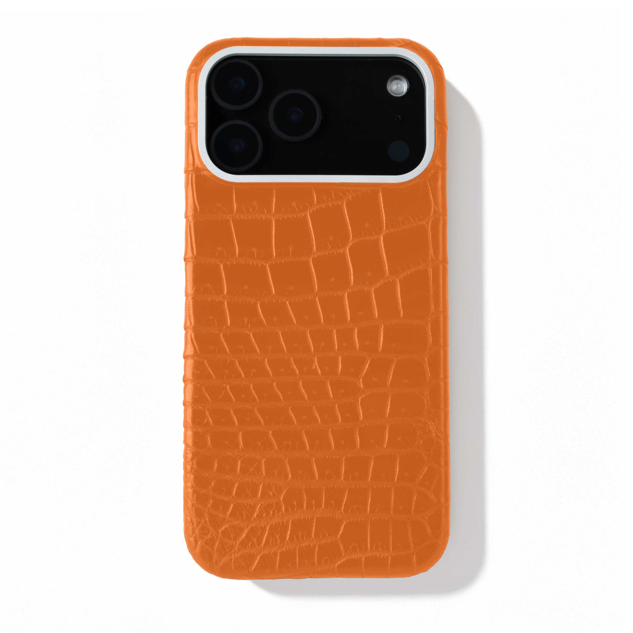 Coque cuir  pour iPhone 17 Pro / Pro Max - Alligator