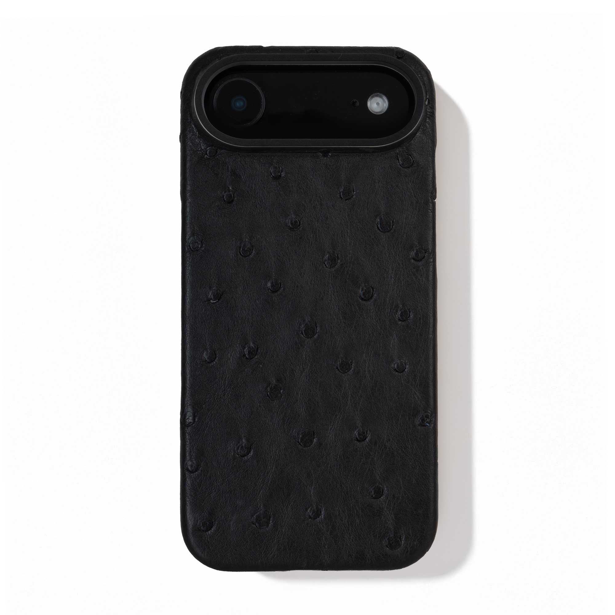 Coque cuir  pour iPhone 17 Air - Autruche