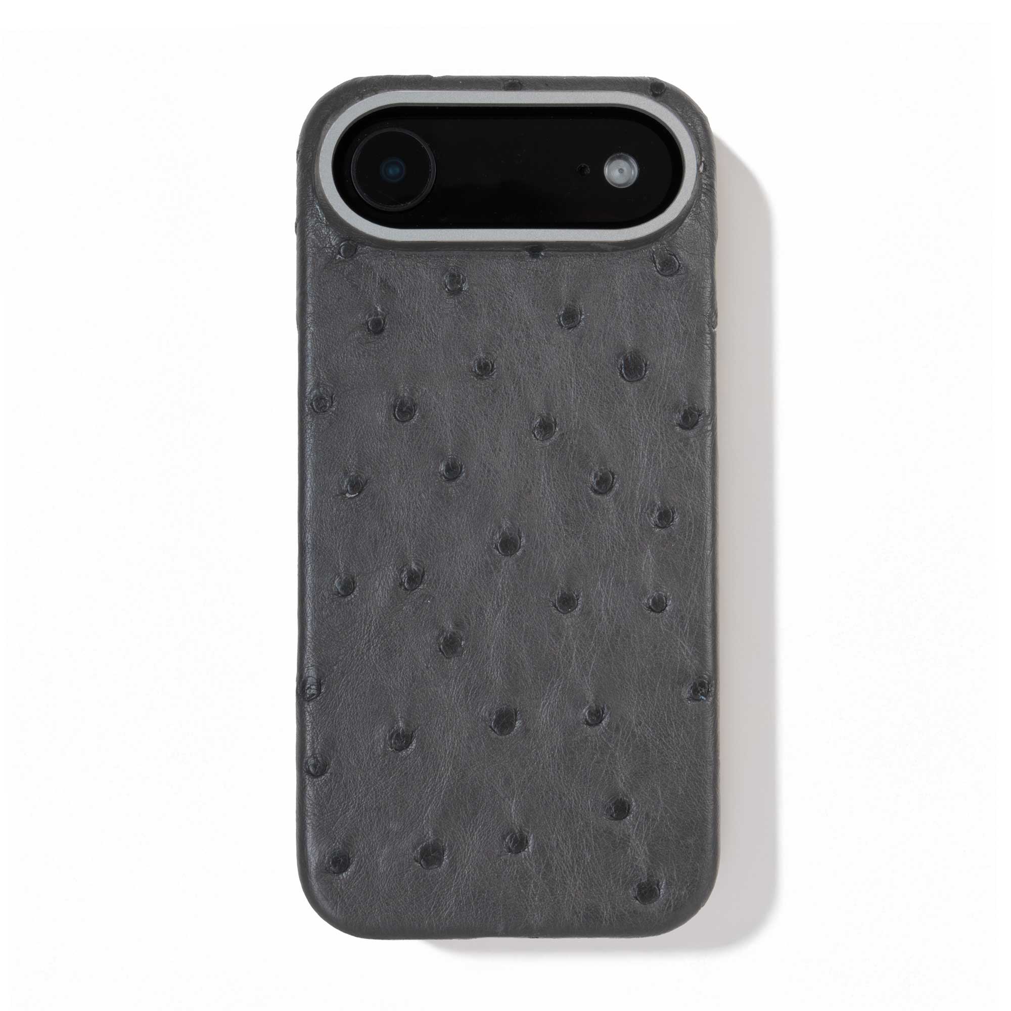 Coque cuir  pour iPhone 17 Air - Autruche
