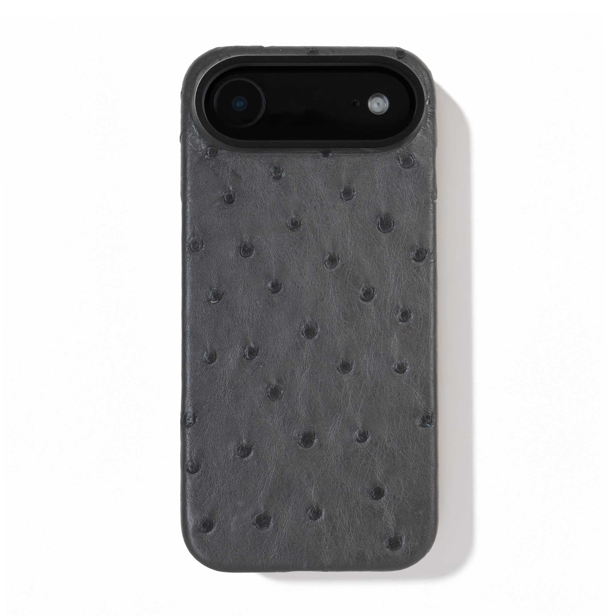 Coque cuir  pour iPhone 17 Air - Autruche