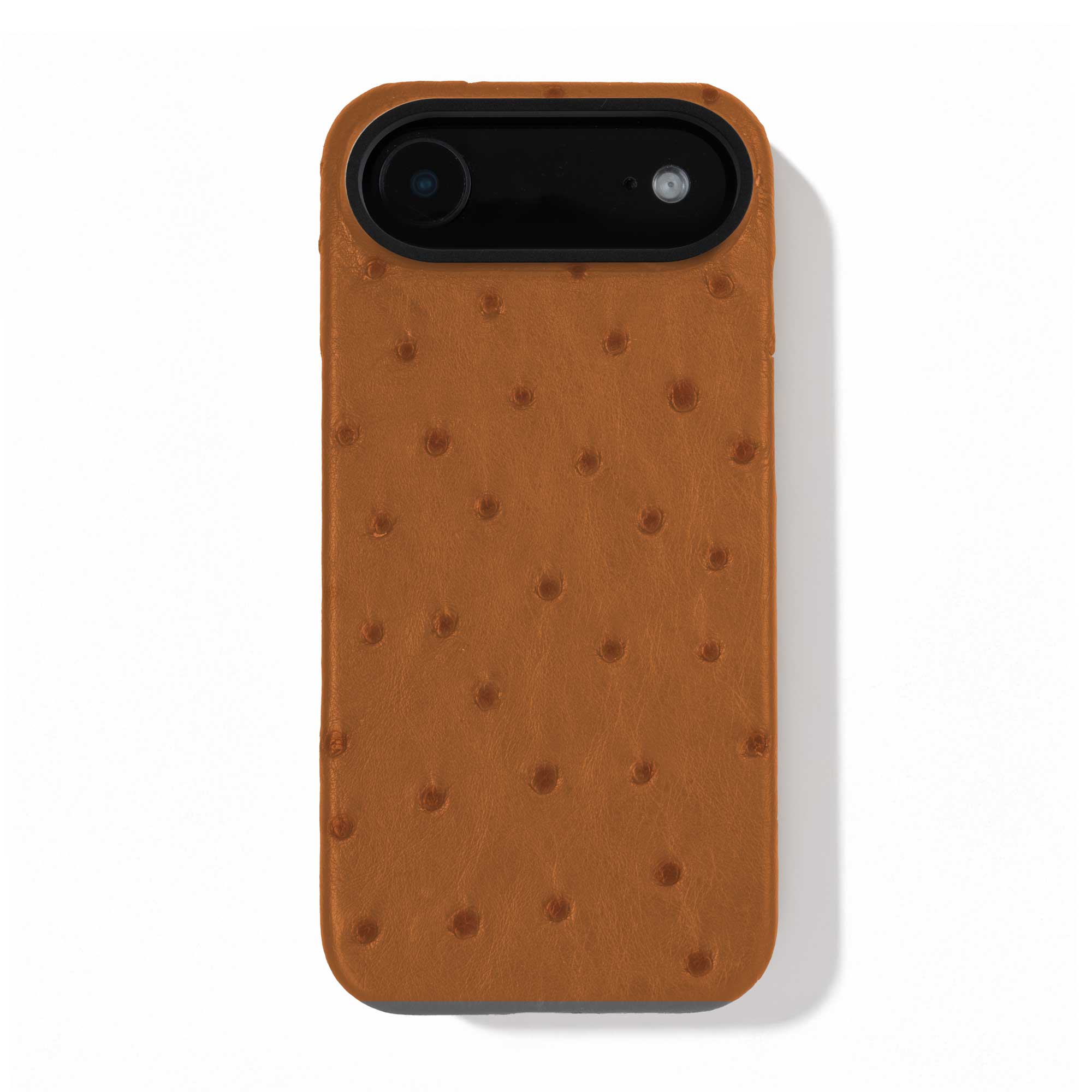 Coque cuir  pour iPhone 17 Air - Autruche