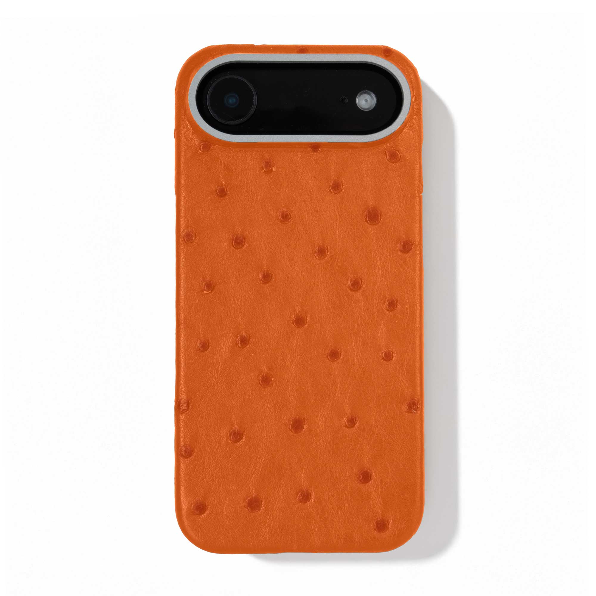 Coque cuir  pour iPhone 17 Air - Autruche