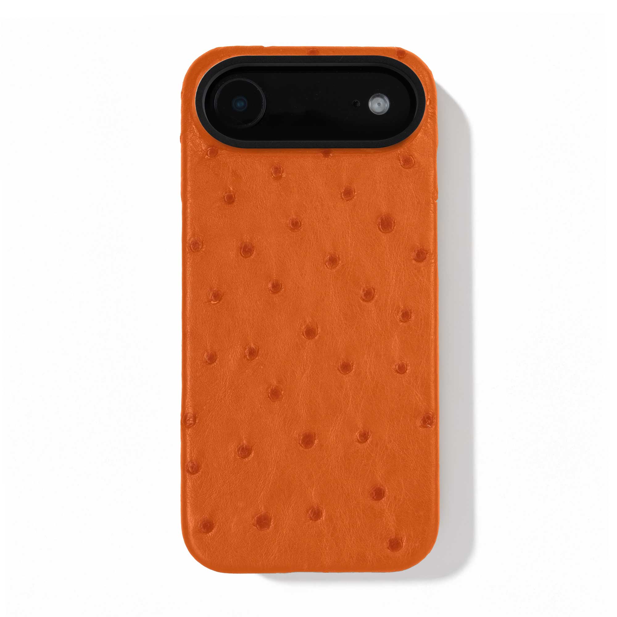 Coque cuir  pour iPhone 17 Air - Autruche