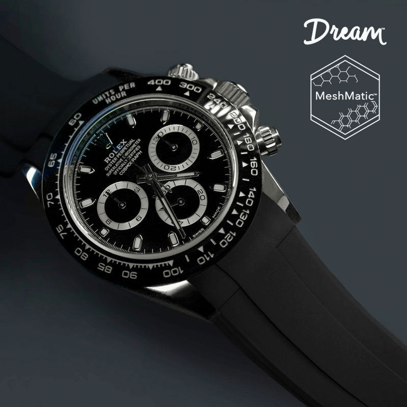 Rolex Rubber B Dream Strap for Daytona Ceramic Bezel Oyster