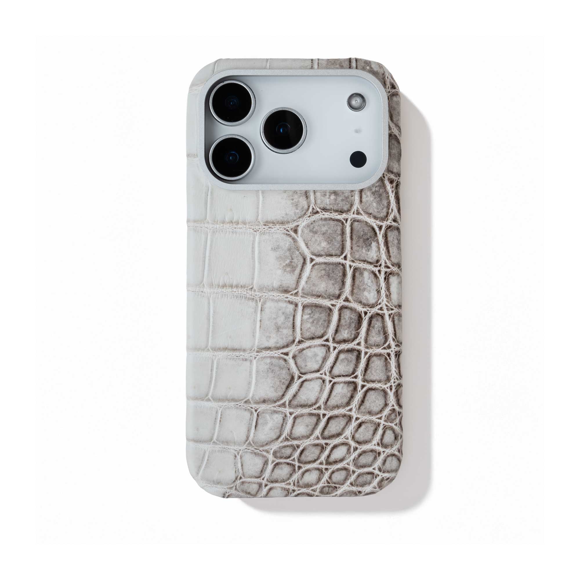 Coque cuir  pour iPhone 17 Pro / Pro Max - Alligator