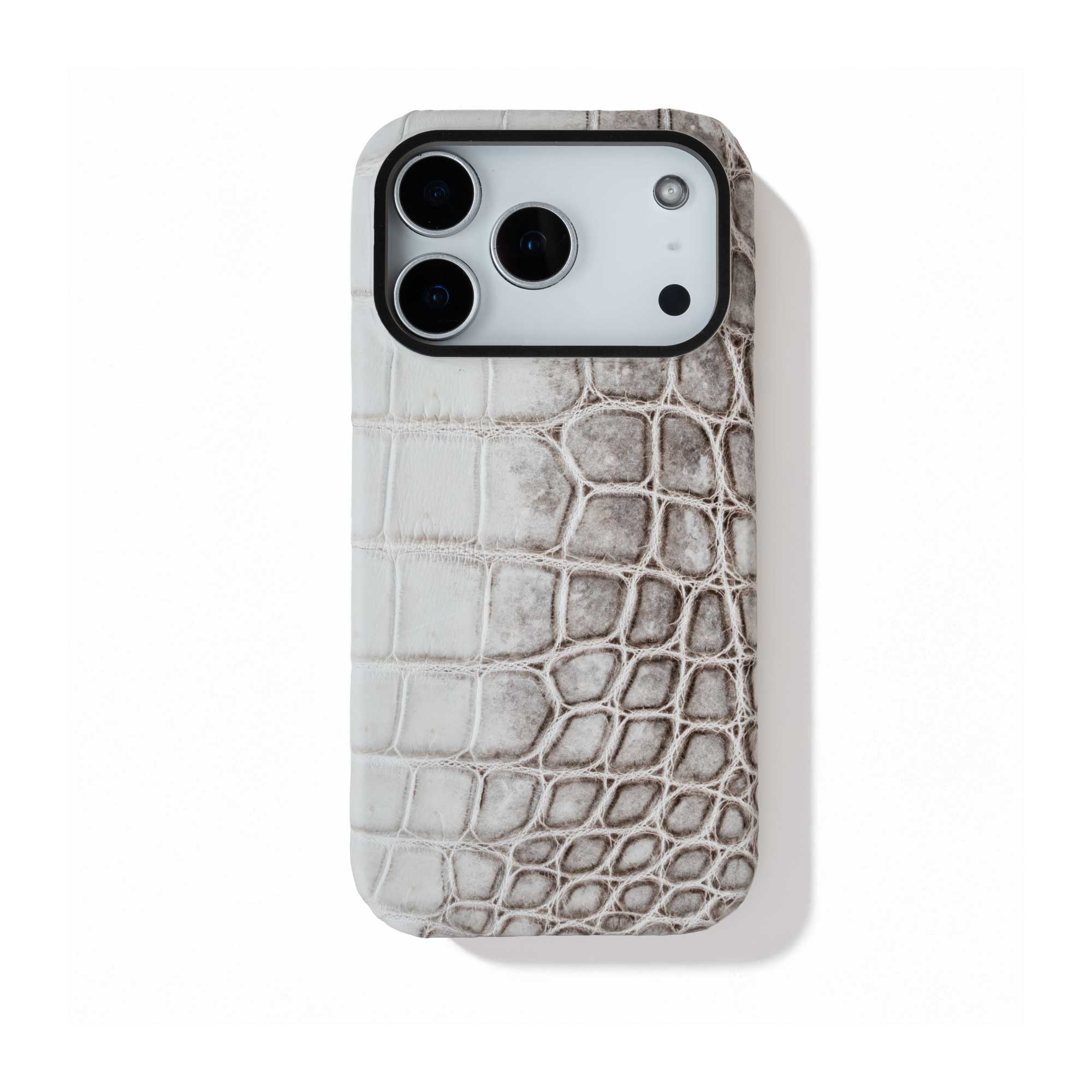 Coque cuir  pour iPhone 17 Pro / Pro Max - Alligator