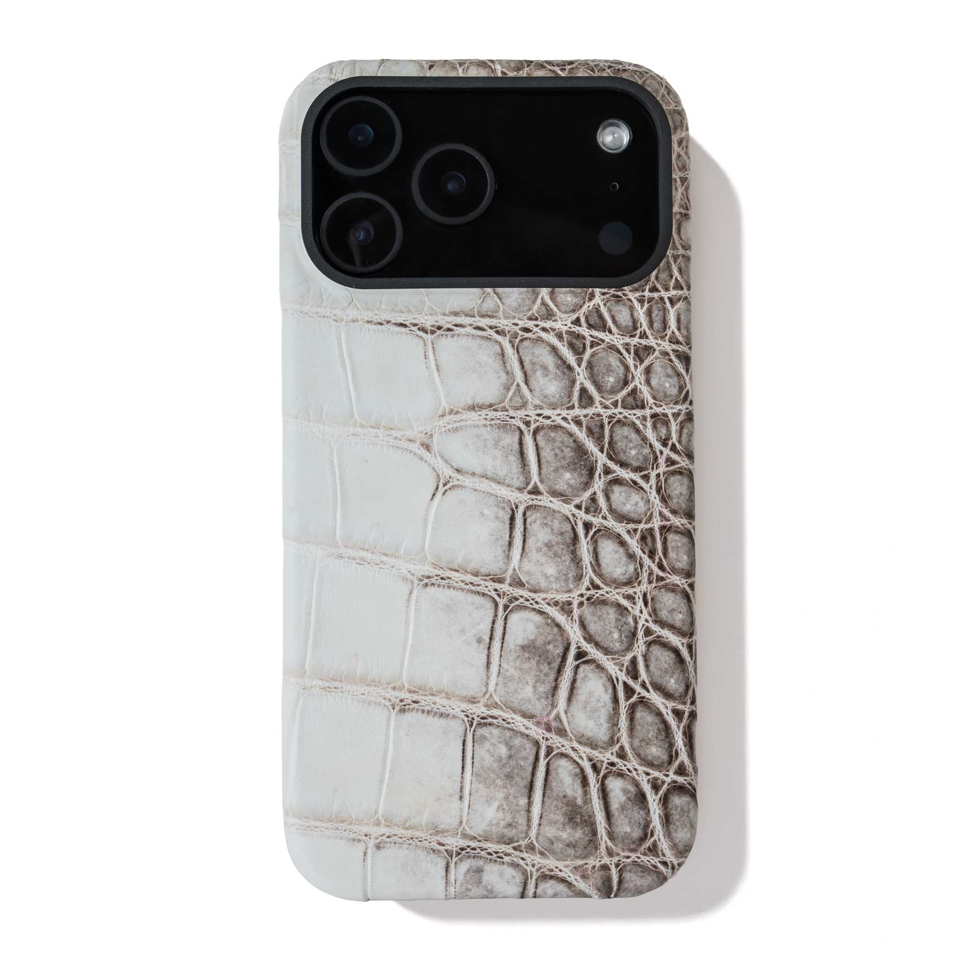 Coque cuir  pour iPhone 17 Pro / Pro Max - Alligator