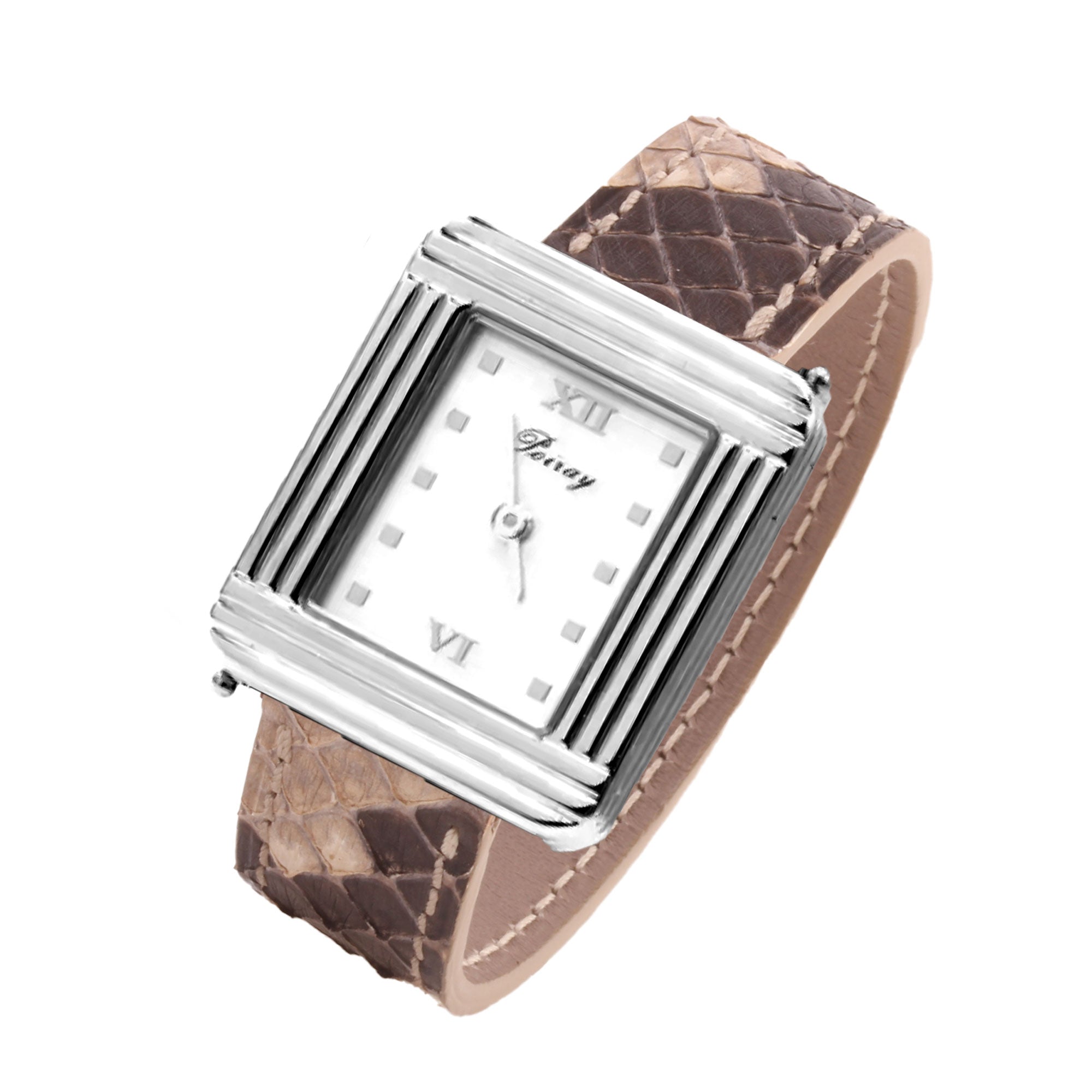 Bracelet-montre Lanière cuir pour montre Poiray (Python, lézard, veau...)