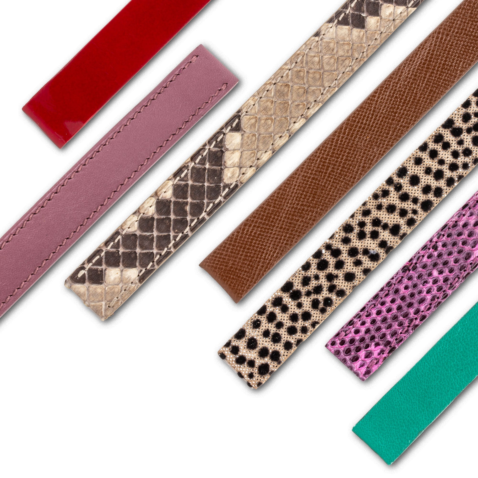 Leather watch band for Poiray watch (Python, lizard, calf...)