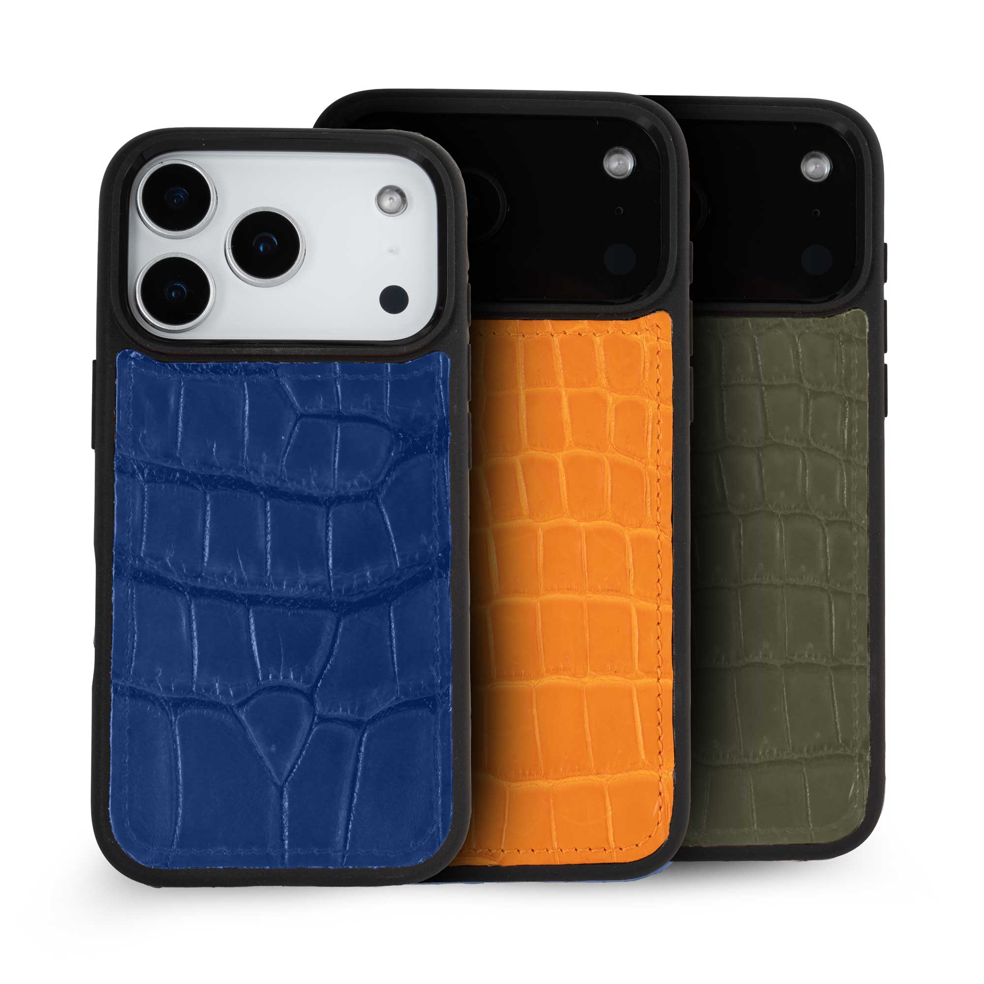 Leather iPhone case / cover - iPhone 14 ( Pro / Max ) - Alligator Atelier du Bracelet Parisien Leather iPhone case / cover - iPhone 14 ( Pro / Max ) - Alligator Atelier du Bracelet Parisien