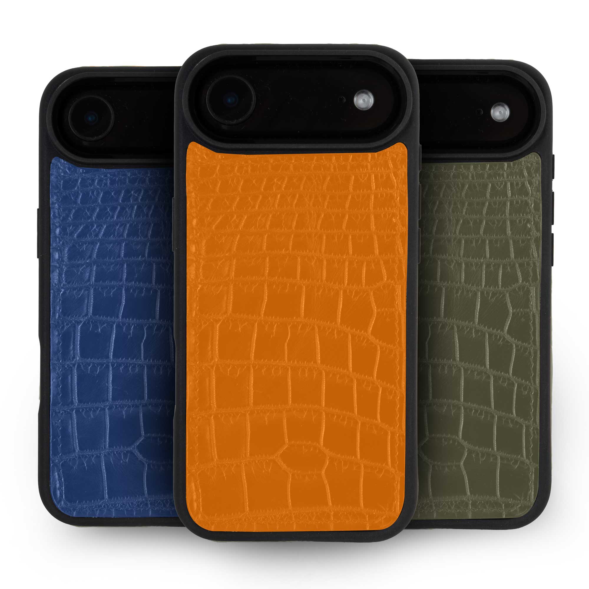Coque cuir "Sport" pour iPhone 17 Air - Alligator
