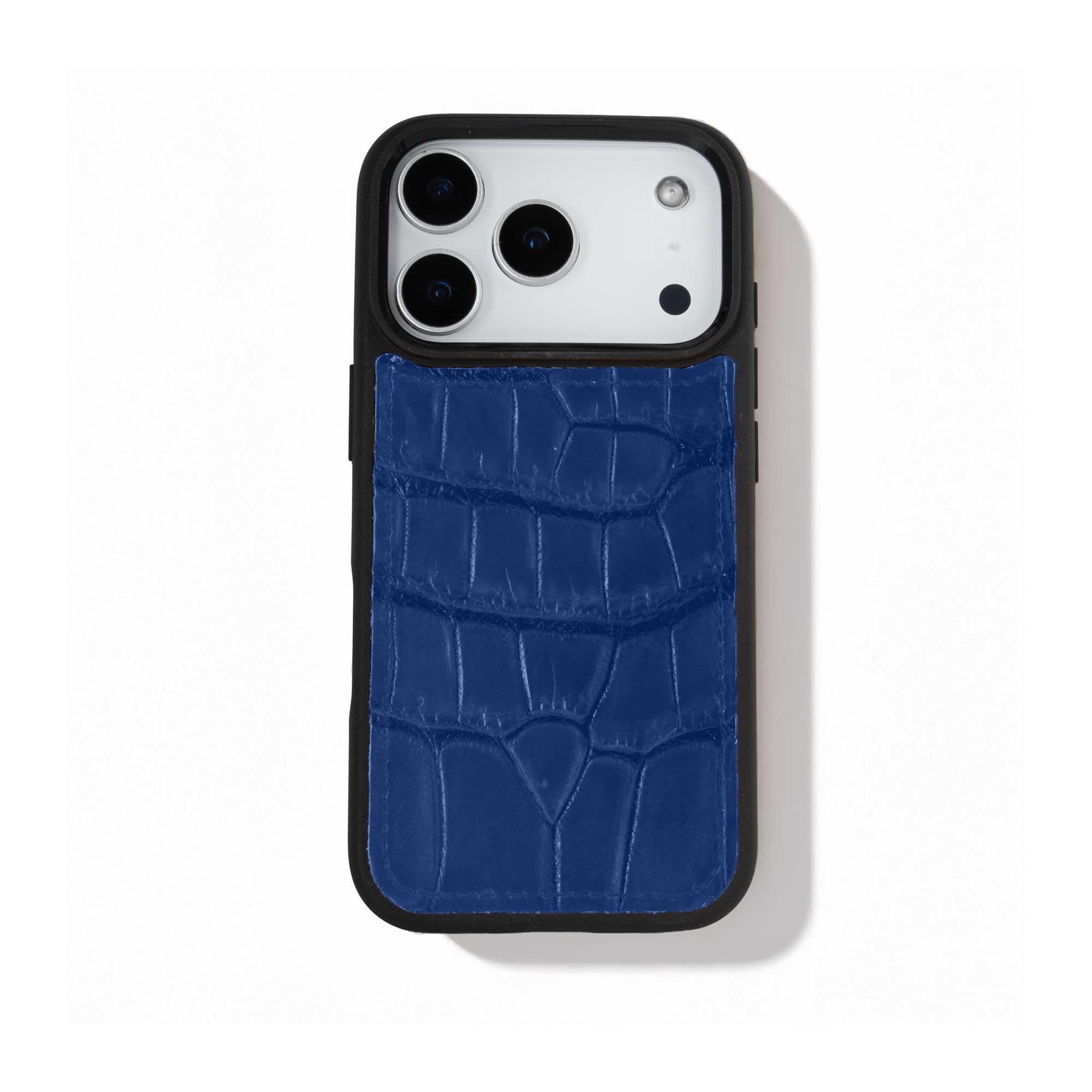 Coque cuir "Sport" pour iPhone 17 Pro / Pro Max - Alligator