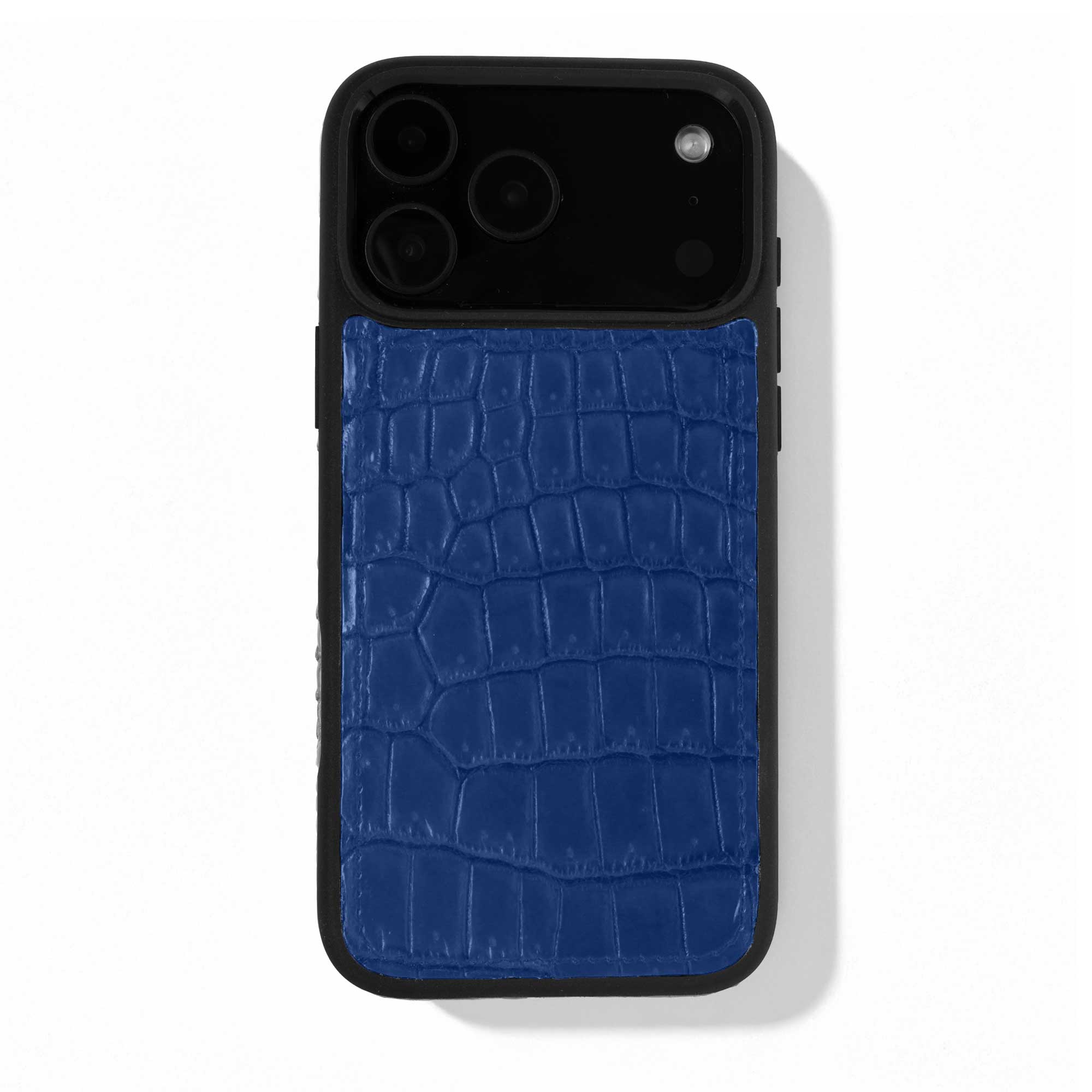 Coque cuir "Sport" pour iPhone 17 Pro / Pro Max - Alligator