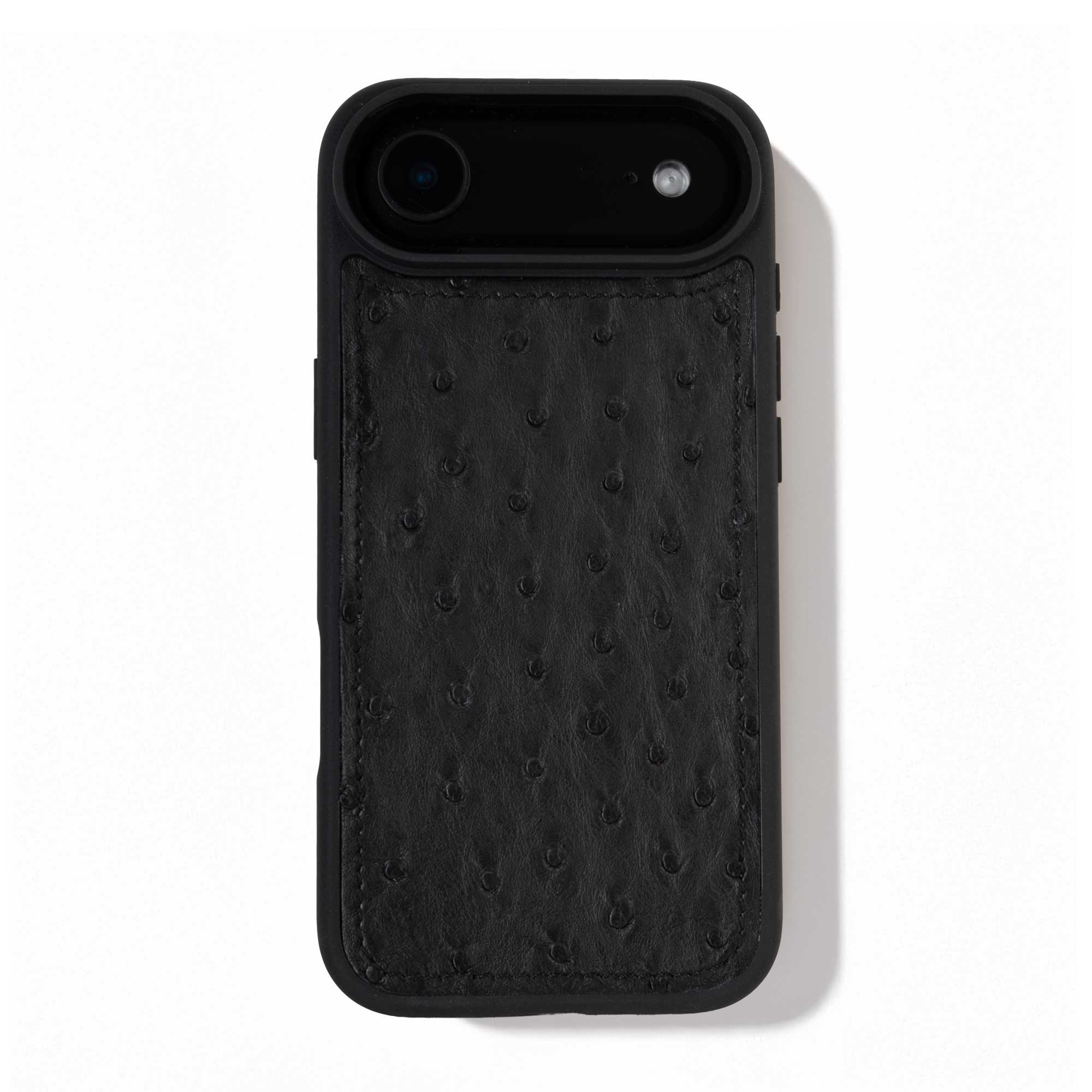 Coque cuir "sport" pour iPhone 17 Air - Autruche