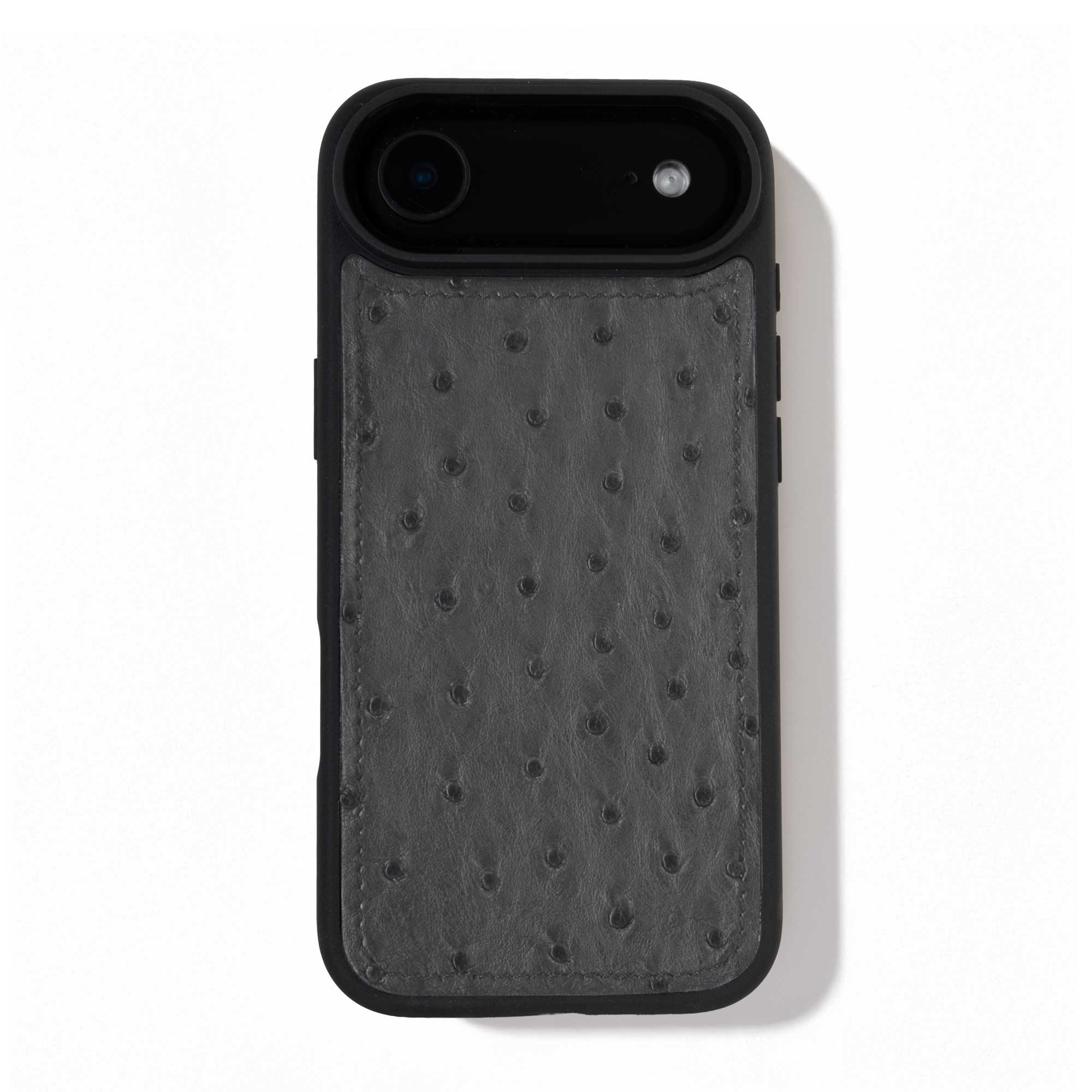 Coque cuir "sport" pour iPhone 17 Air - Autruche