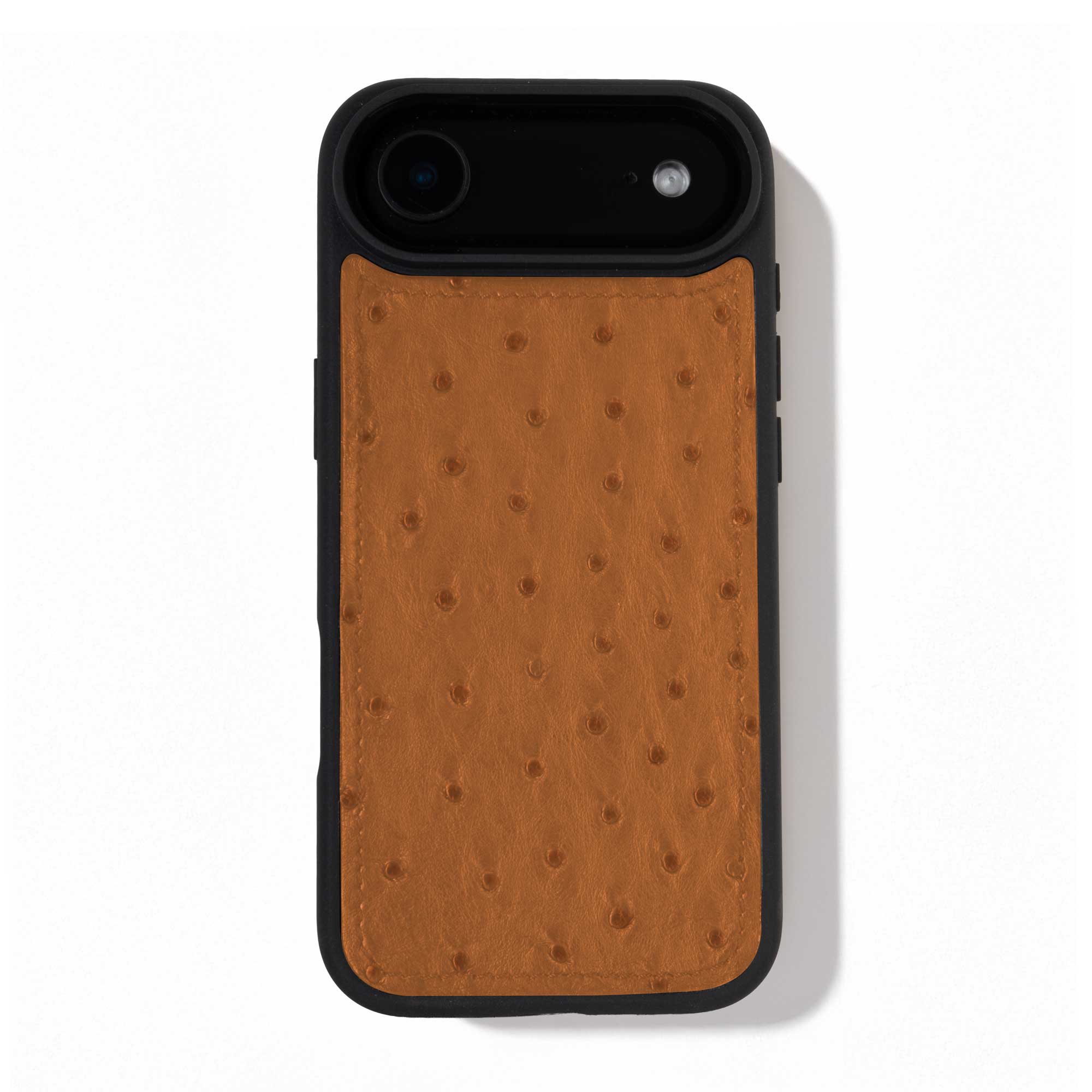 Coque cuir "sport" pour iPhone 17 Air - Autruche