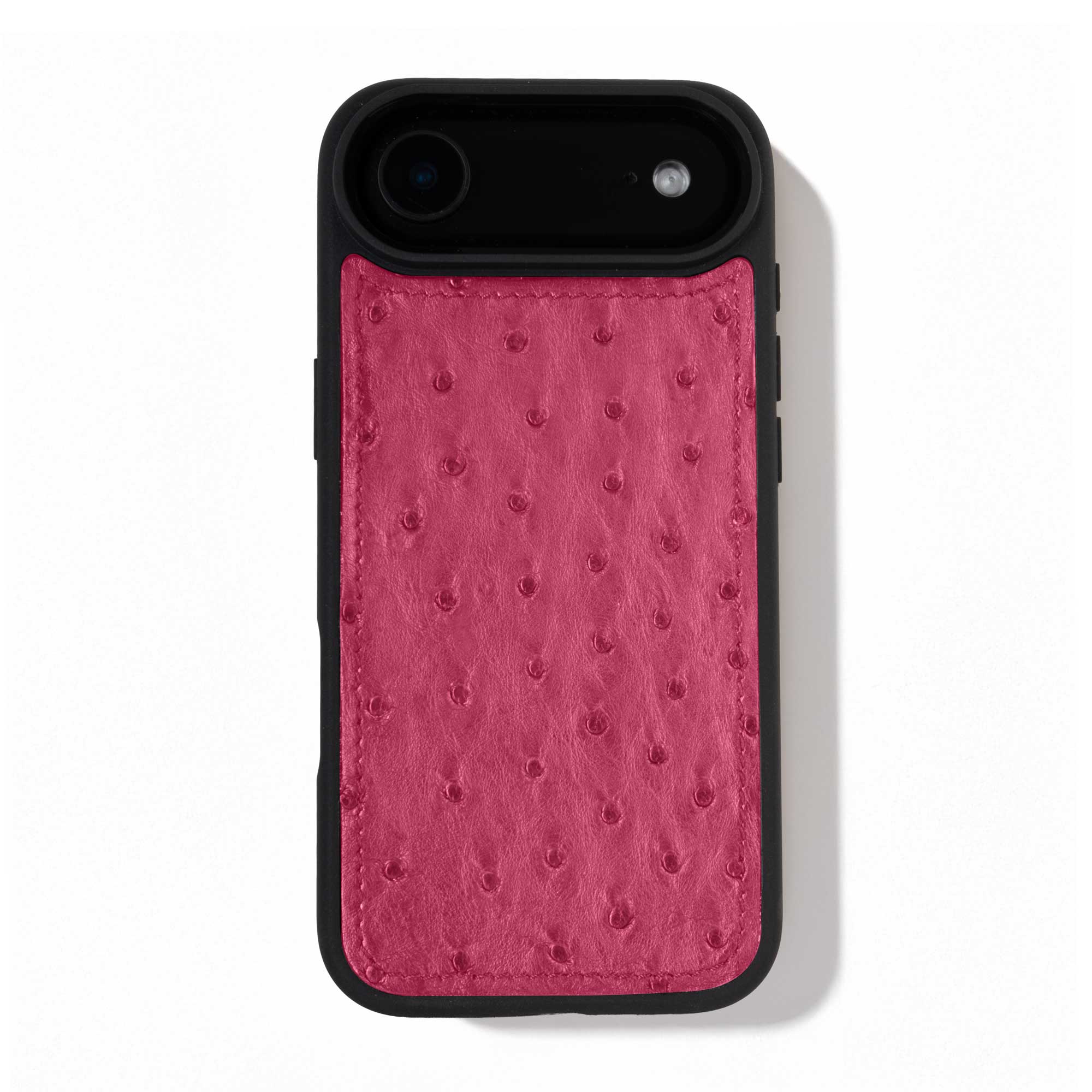 Coque cuir "sport" pour iPhone 17 Air - Autruche