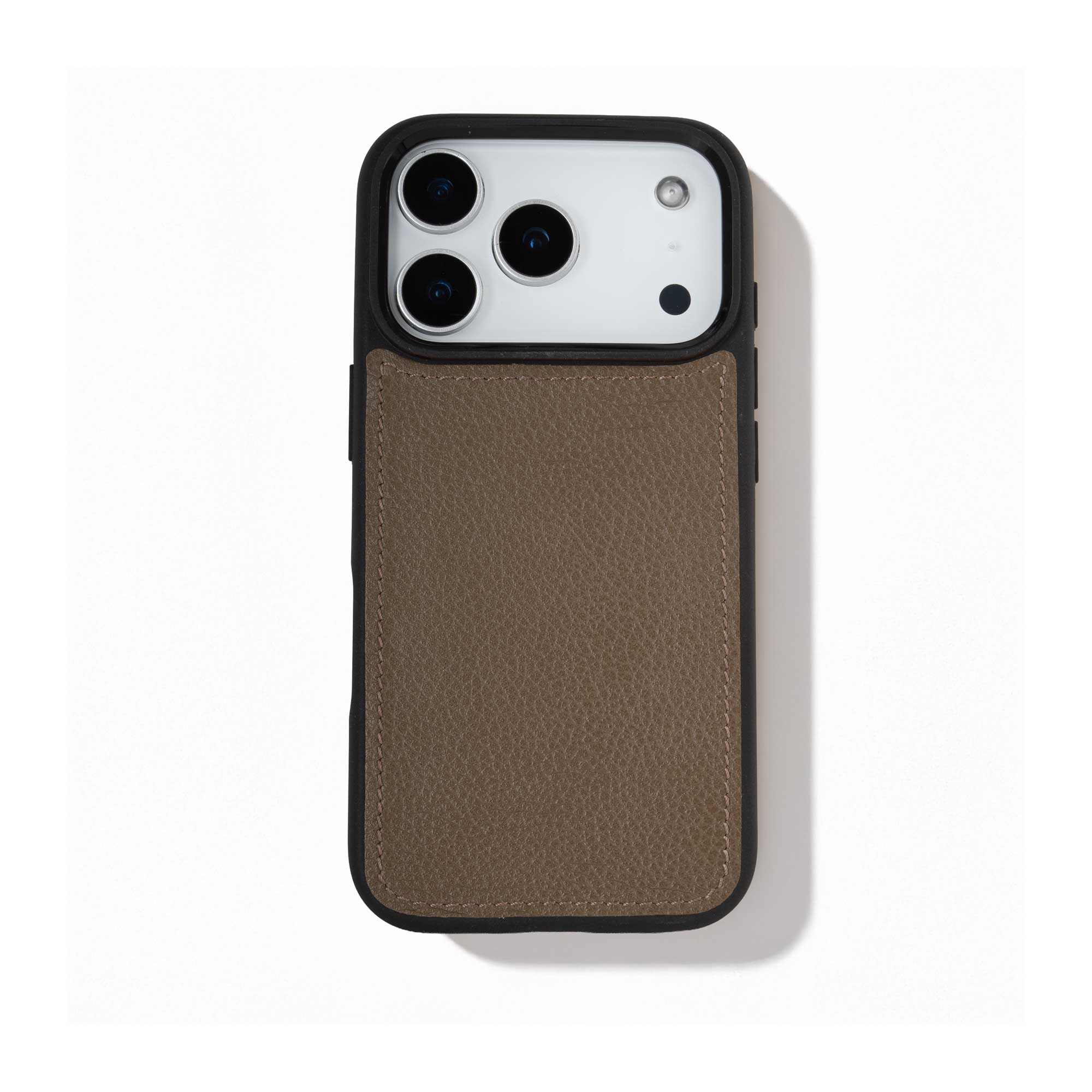 Coque cuir "Sport" pour iPhone 17 Pro / Pro Max - Buffle