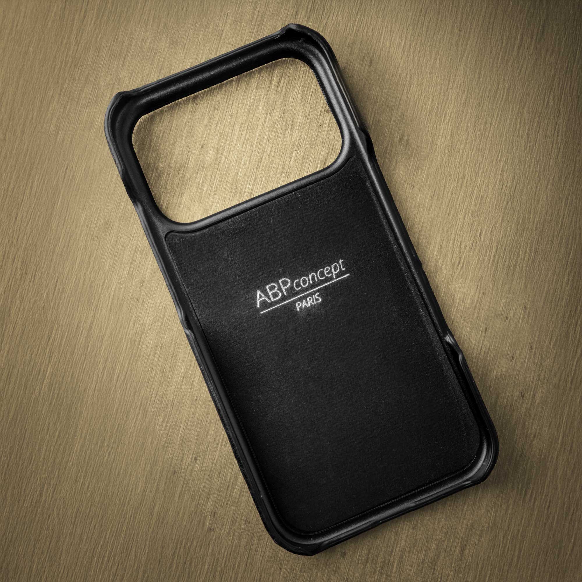 Coque cuir  pour iPhone 17 Pro / Pro Max - Alligator