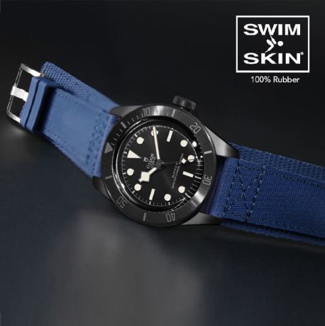 Tudor Rubber B Strap for Black Bay 41mm Ceramic Rubber Cuff