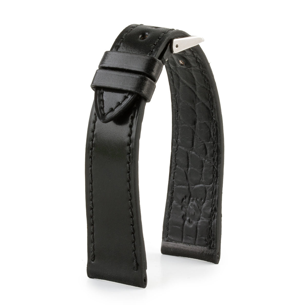 Bracelet pour montre cuir Cordovan (noir, bleu, vert, marron